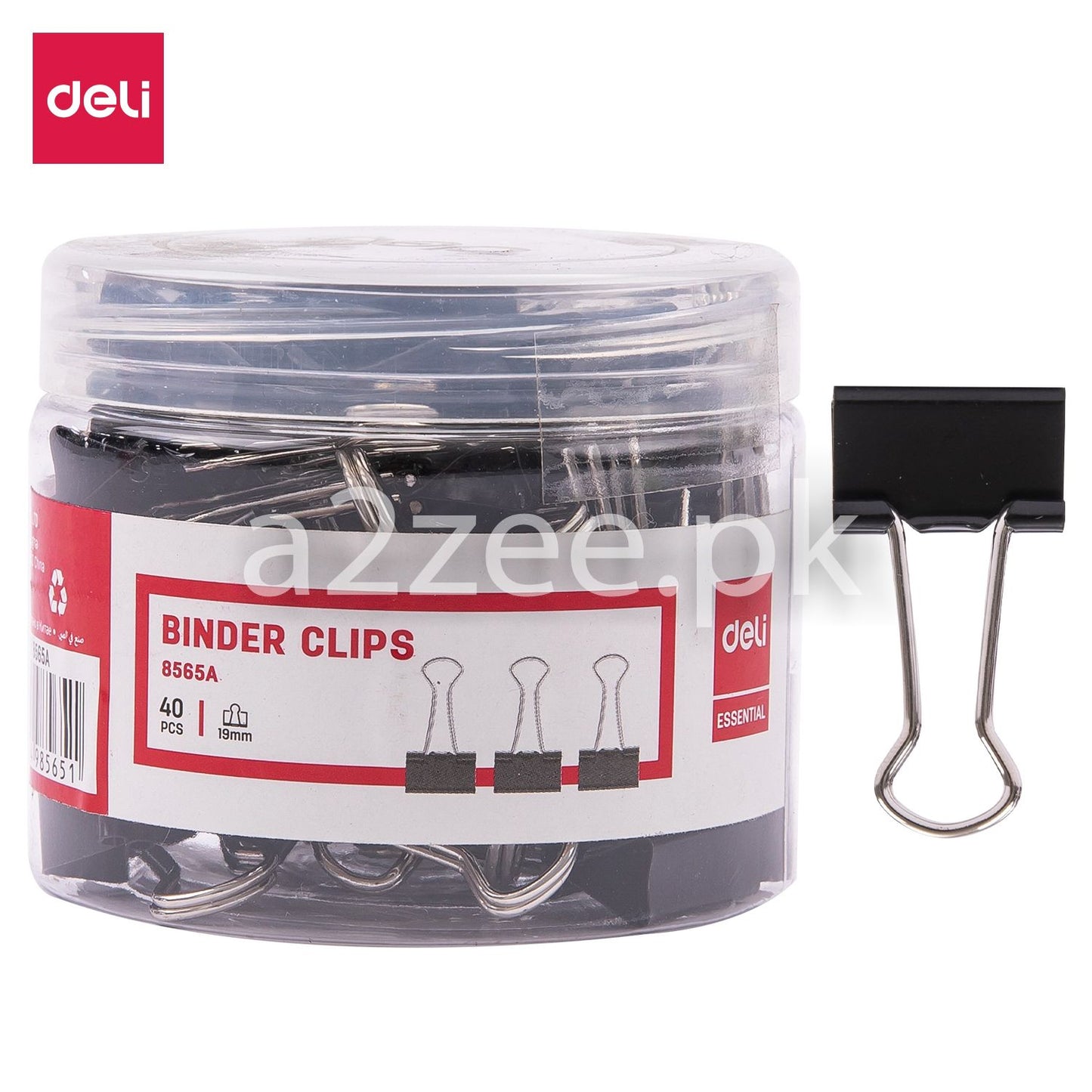 Deli Stationery - Binder Clip (40 Clips Per Box)