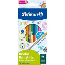 Pelikan Stationery-  Colored Pencils Bicolor Round, 12 pieces, FSC (SKU: 700146)