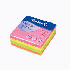 Pelikan Stationer-	"200394-1 Notes Neon Yellow 75x75mm " (SKU: 200394)