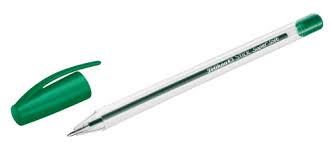 Pelikan Stationery-   Stick Super Soft Ball Pen, Box of 50s - Green (SKU: 601481)