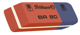 Pelikan Stationery-	BR 80 Rubber Erasers Box - 80`s (SKU: 601013)