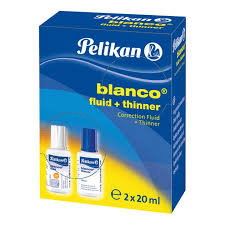 335877  Pelikan  Blanco Correction Fluid + Thinner 2x20 ml 931D