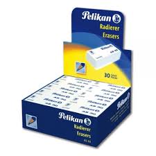 606087  Pelikan  AS 30 Erasers Box - 30`s