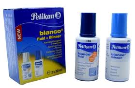335877  Pelikan  Blanco Correction Fluid + Thinner 2x20 ml 931D