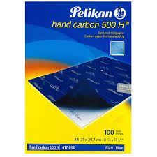 Pelikan Stationery-    Hand Carbon SOOH Blue A4 - 1@ Sheets (SKU: 417014N)