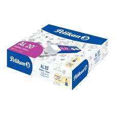 606046  Pelikan  AL 20 Plastic Erasers Box - 20`s