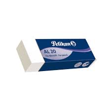 606046  Pelikan  AL 20 Plastic Erasers Box - 20`s