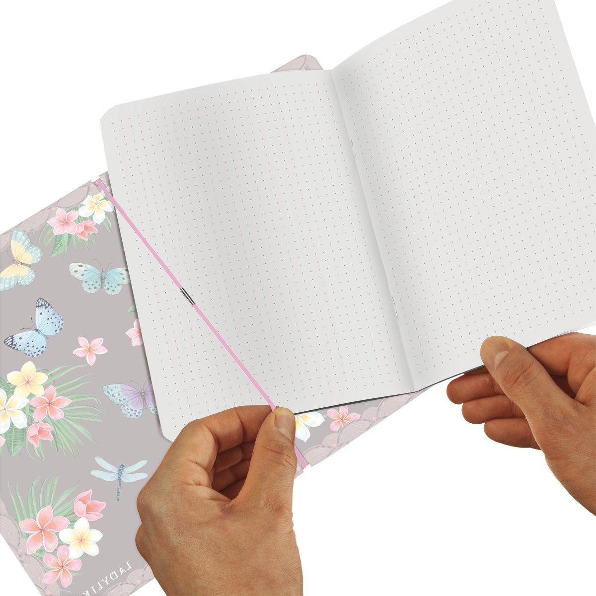 Herlitz Stationery-  Noteb.flex PP A5/40 squ.Ladylike Bloom my.book (SKU: 11361664)