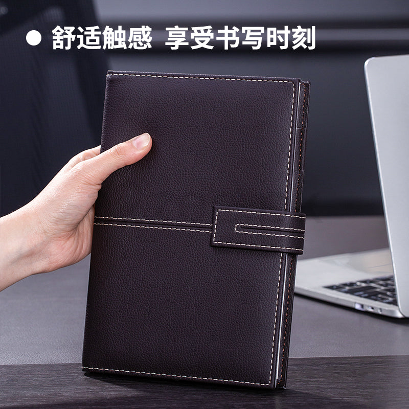 Deli Stationery - Leather Cover Notebook (SKU: e3343)