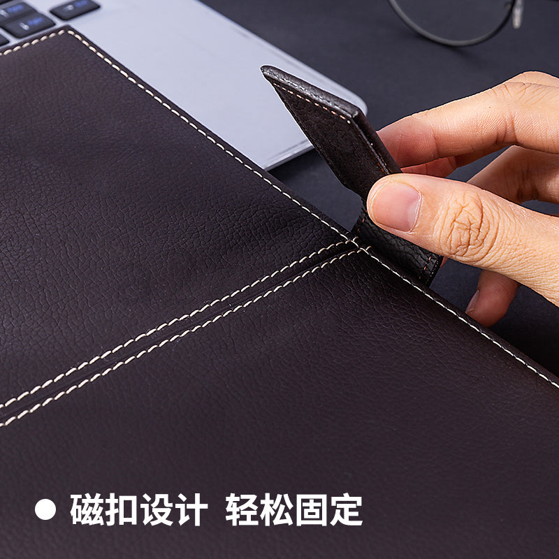 Deli Stationery - Leather Cover Notebook (SKU: e3344)