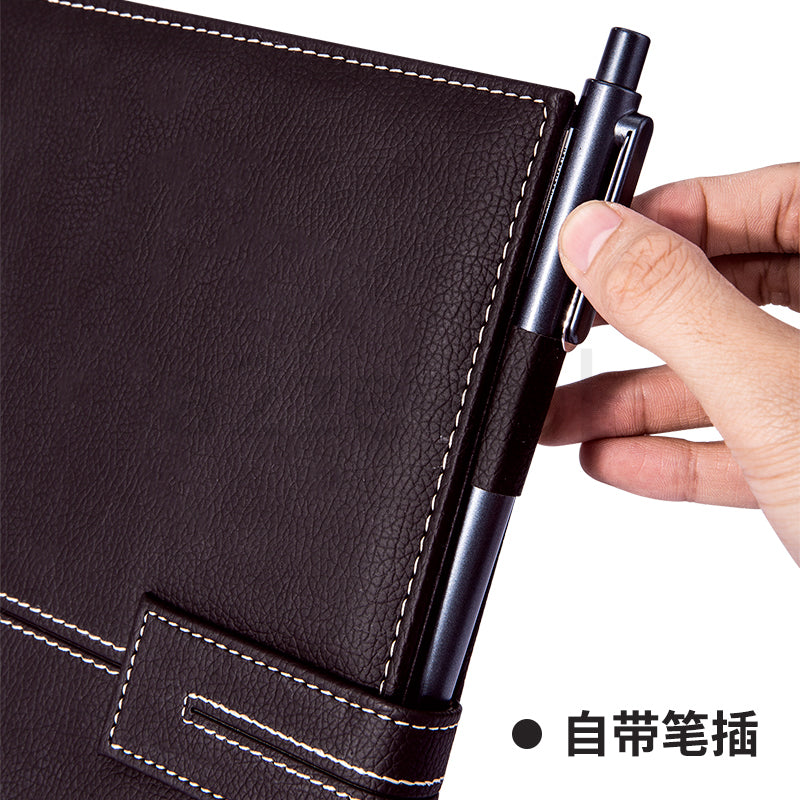 Deli Stationery - Leather Cover Notebook (SKU: e3344)