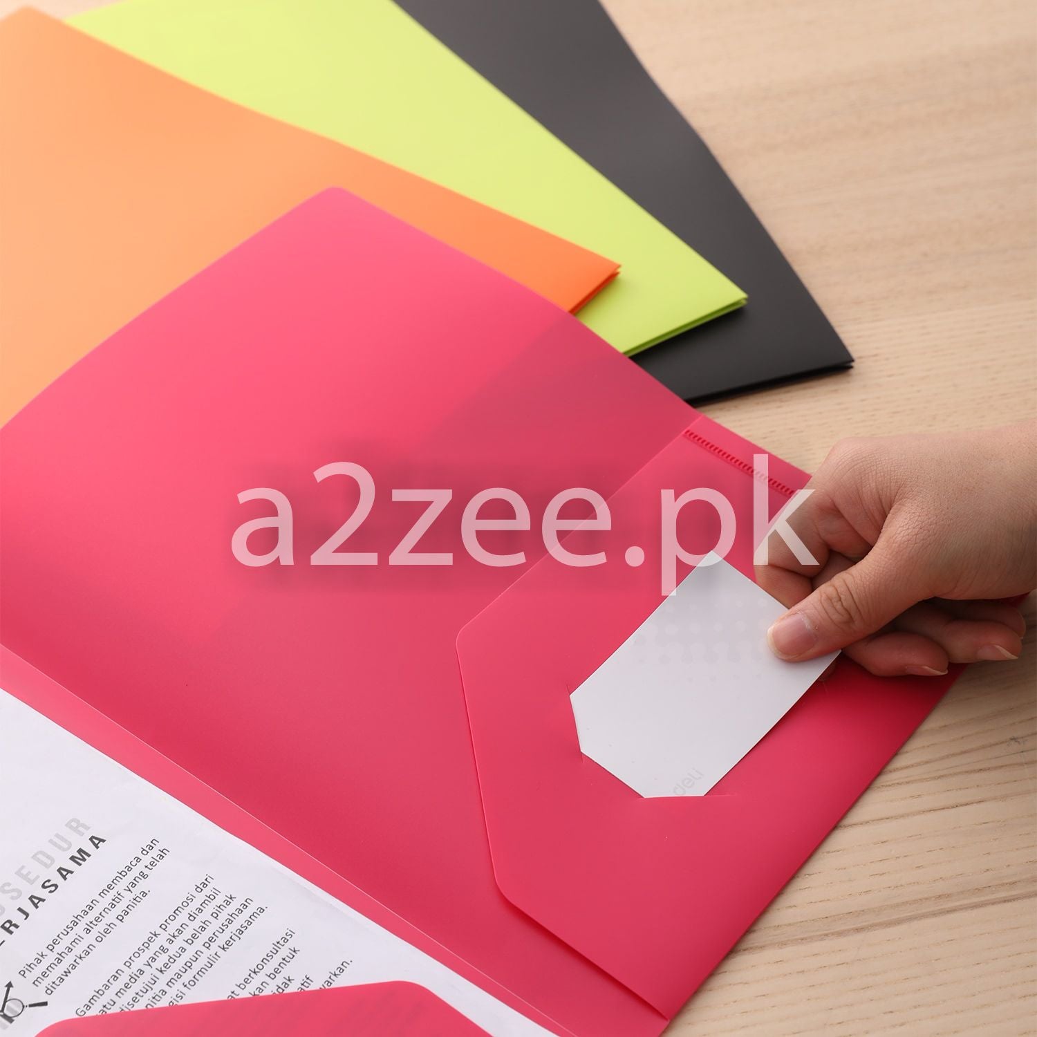 Deli Stationery - Sliding Bar / Report File - 01 Per Piece (SKU: E38120-01)