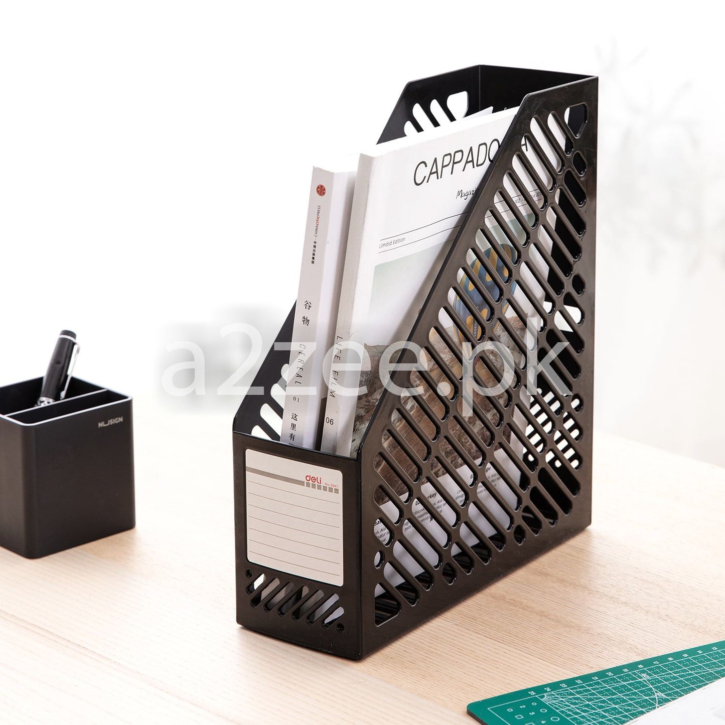 Deli Stationery - Magazine Container
