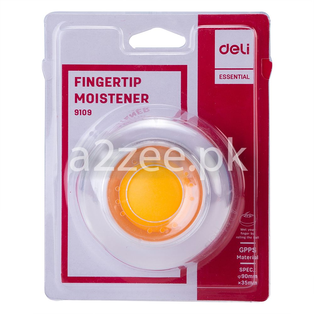 Deli Stationery - Fingertip Moistener/Paper Clip Box