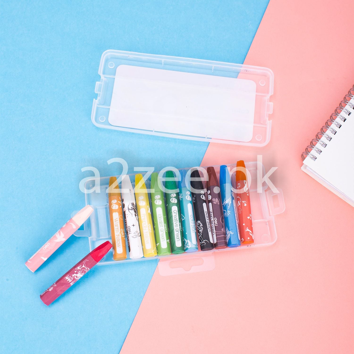Deli Stationery - Oil Pastel - 12 colors (SKU: EC20104)