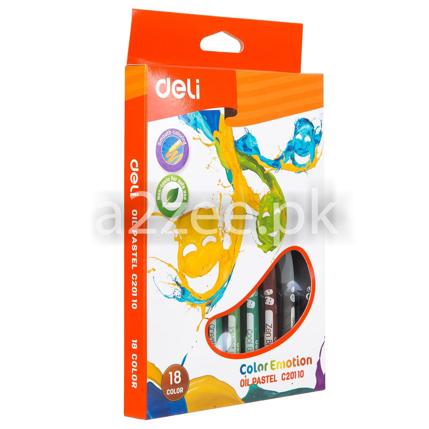 Deli Stationery - Oil Pastel (18 colors)