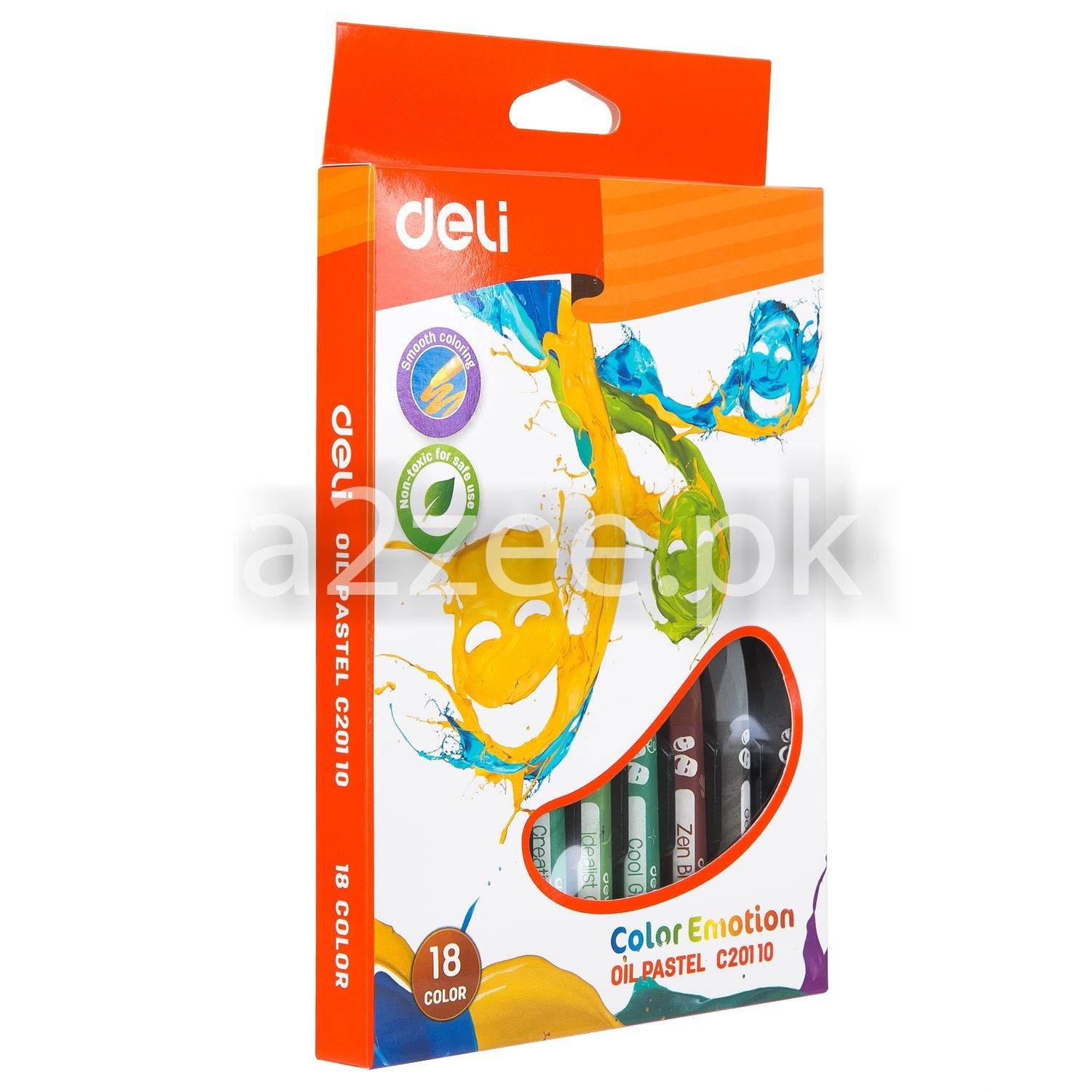 Deli Stationery - Oil Pastel - 18 colors (SKU: EC20110)