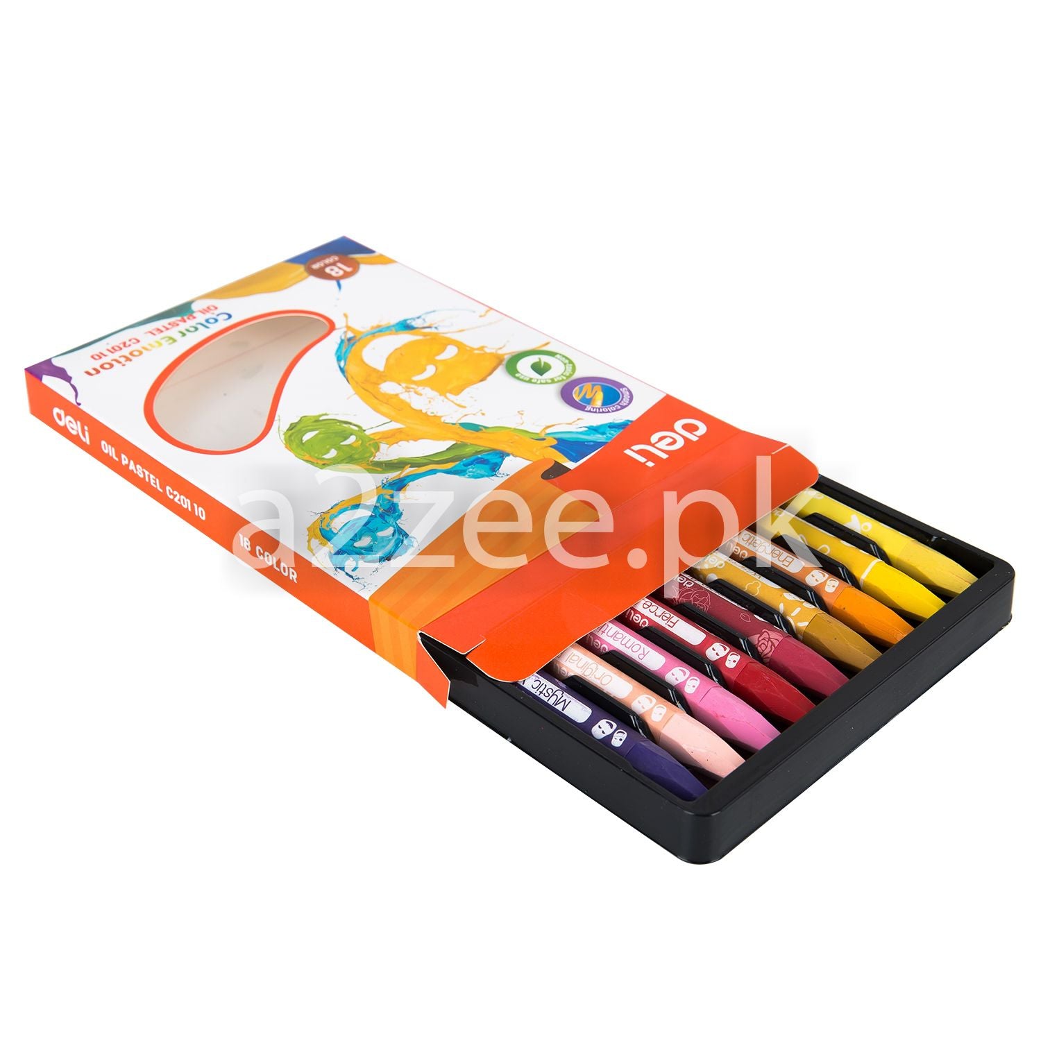 Deli Stationery - Oil Pastel - 18 colors (SKU: EC20110)