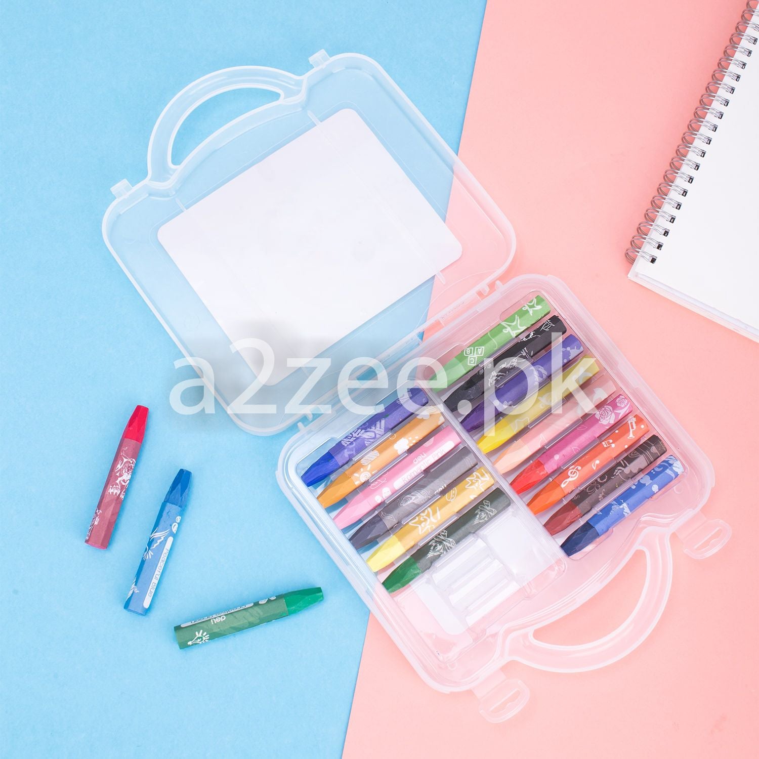 Deli Stationery - Oil Pastel - 18 colors (SKU: EC20114)