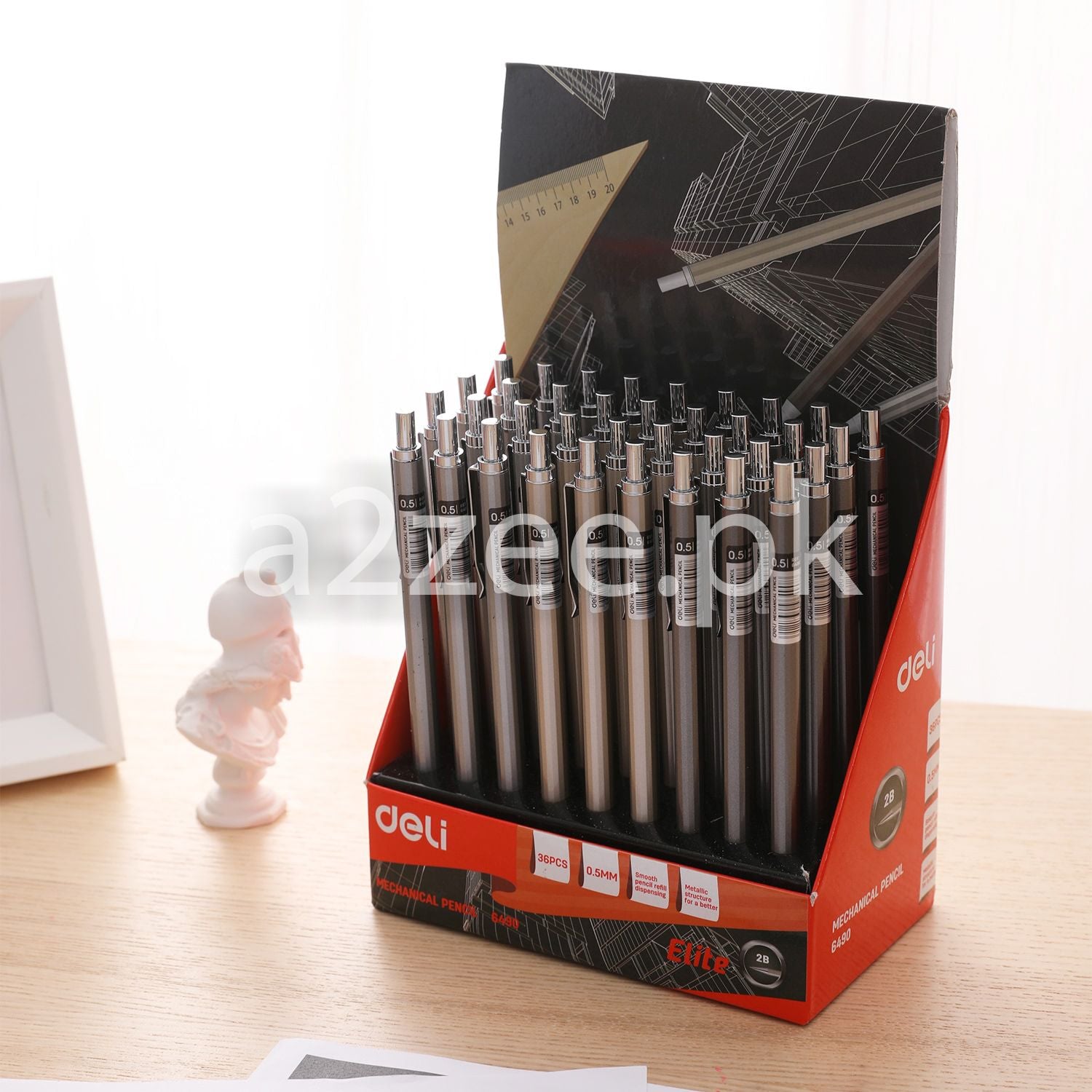 Deli Stationery - Mechanical Pencil & Leads (SKU: E6490)