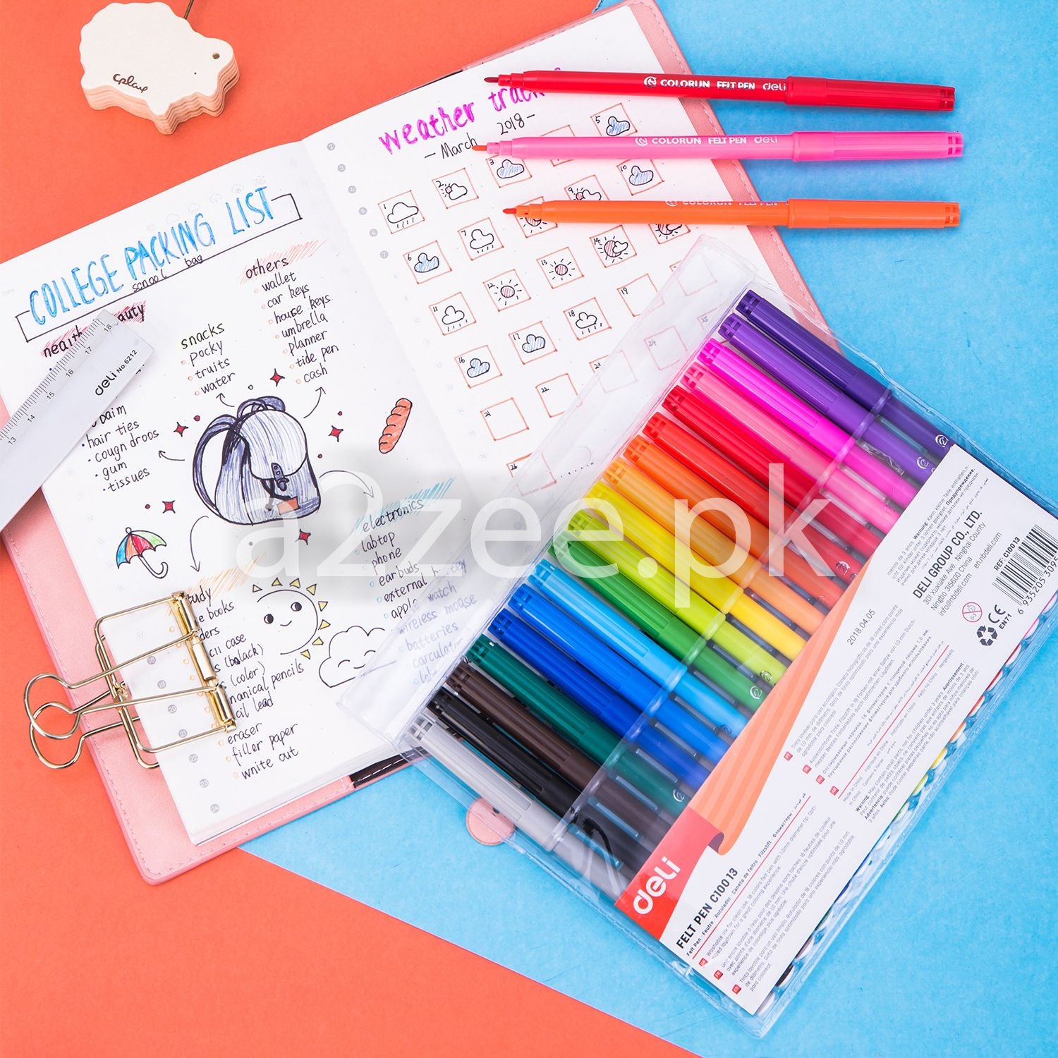 Deli Stationery - Felt Pen (SKU: EC10013)