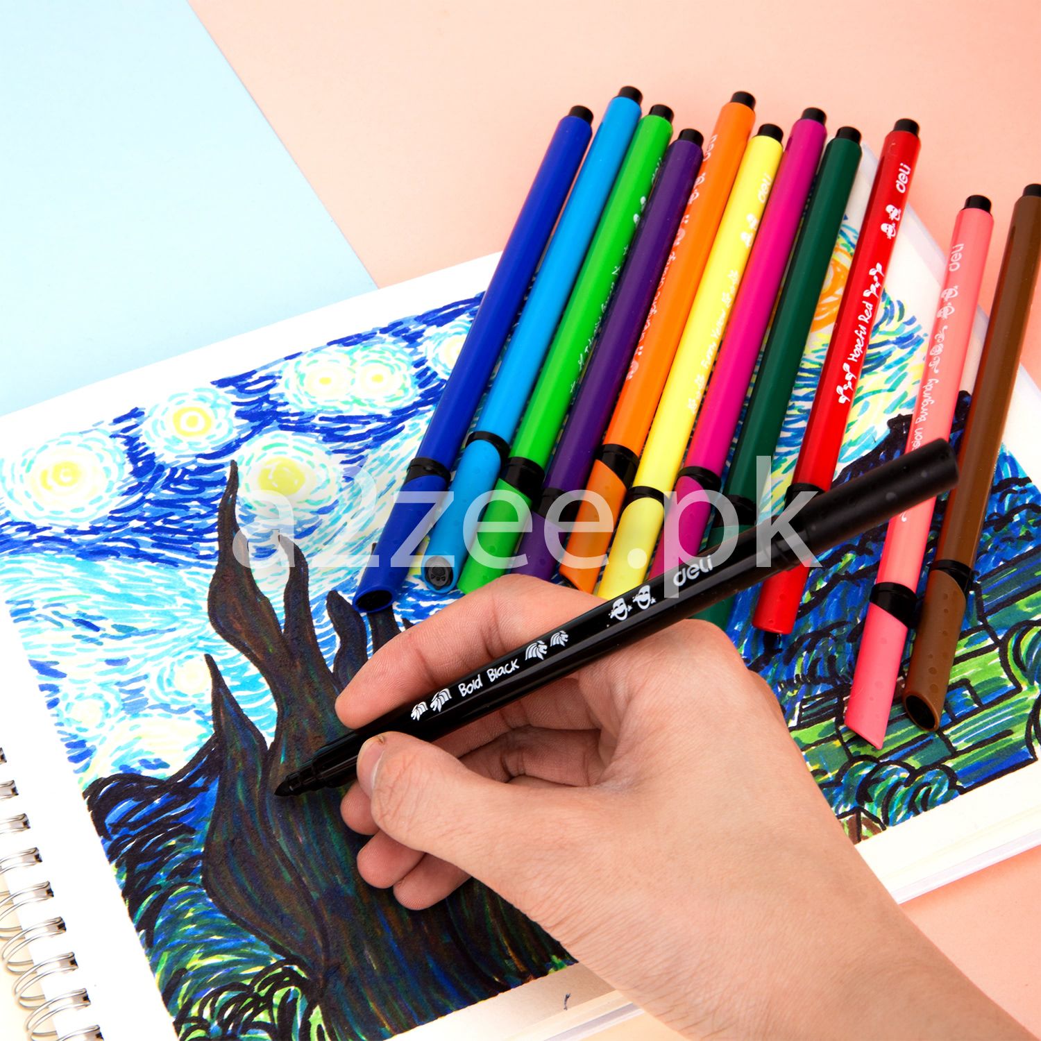 Deli Stationery - Felt Pen - 01 Per Piece (SKU: EC10100)