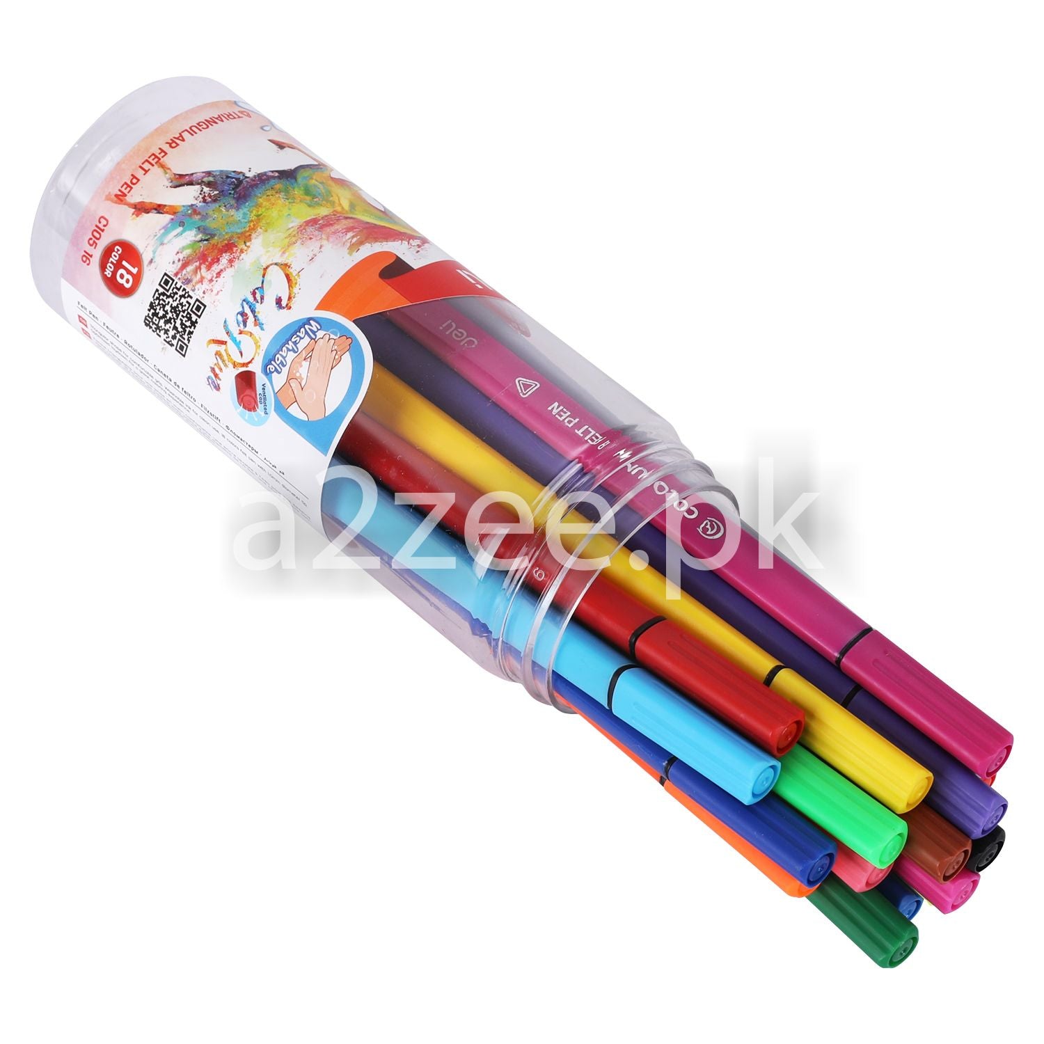 Deli Stationery - Felt Pen - 18 colors (SKU: EC10516)