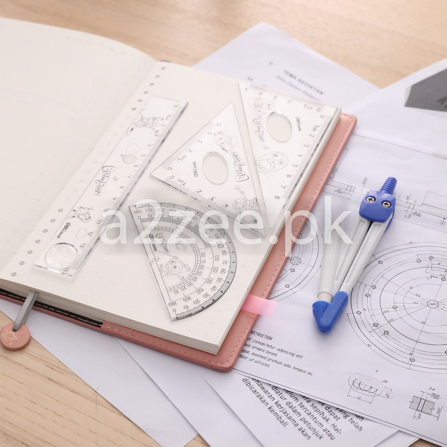 Deli Stationery - School Ruler Set (SKU: E9598)