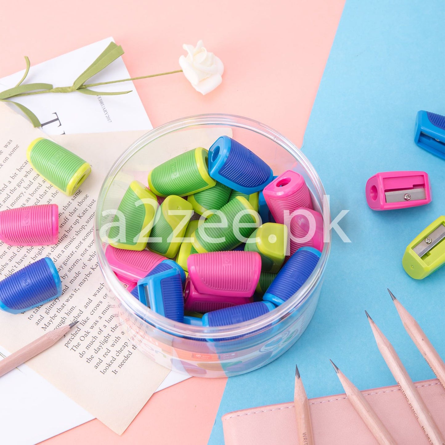 Deli Stationery - School Pencil Sharpener (36 Per Box)